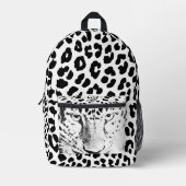Faszinierender Feline-Leopard Print-Backpack Bedruckter Rucksack (Vorderseite)