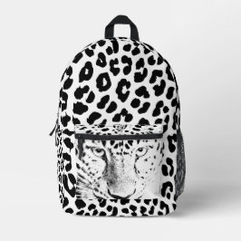 Faszinierender Feline-Leopard Print-Backpack Bedruckter Rucksack