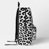 Faszinierender Feline-Leopard Print-Backpack Bedruckter Rucksack (Links)