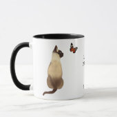 Faszinierender Katzenschmetterling Tasse (Links)