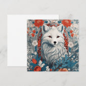 Faszinierender Polarfuchs Wildlife (Vorne/Hinten)