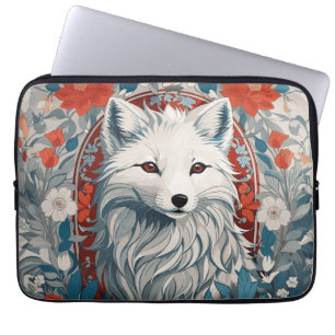 Faszinierender Polarfuchs Wildlife Laptopschutzhülle