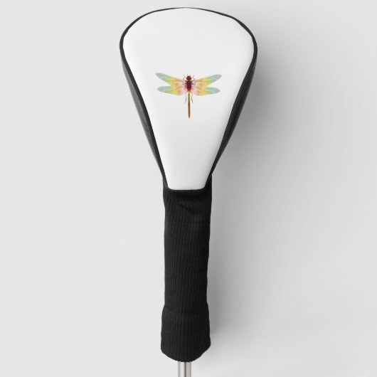 faszinierender zeichnetest einer Libelle Golf Headcover (Vorderseite)