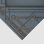 Faszinierendes Dampfherz Seidenpapier (Detail)