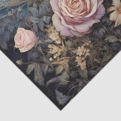 faszinierendes Deko der Fantasy Gothic Florals Seidenpapier (Detail)