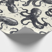 faszinierendes Oktopi-Wrapping-Papier Geschenkpapier (Ecke)