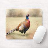 Faszinierendes Portrait auf der goldenen Wiese Mousepad (Mit Mouse)