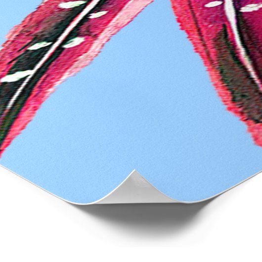 Faszinierendes Stehendes Poster Zeichne 4 (Ecke)