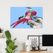 Faszinierendes Stehendes Poster Zeichne 4 (Heimbüro)