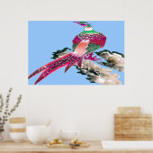 Faszinierendes Stehendes Poster Zeichne 4 (Küche)