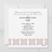 Faszinierte Foto-Einladung Einladung (Rückseite)