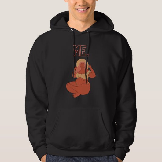Fat Affirmations Self Care ME Self Love Fat Love B Hoodie (Vorderseite)