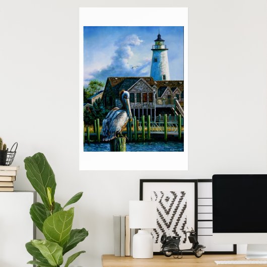 Fat Albert bei Ocracoke Poster (Heimbüro)