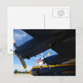 Fat Albert Blue Angels Postkarte (Vorne/Hinten)