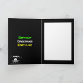 Fat Alien Invasion Birthday Card Karte (Innenseite)