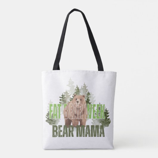 Fat Bear Week Tasche (Rückseite)