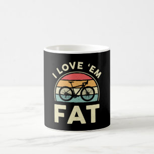 Fat Bike, ich liebe sie Fat Mountainbike-Fahrer Ra Kaffeetasse