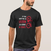 Fat Bike Lauschen über Fat Bikes Reifen Fett Bik T-Shirt (Vorderseite)