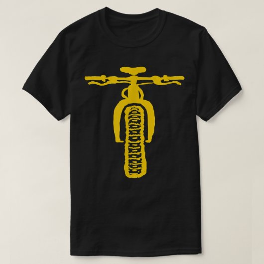 Fat Bike Mountain Biking T-Shirt (Design vorne)