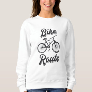 Fat Bike Route Bike Radfahrer MTB Fatbike Sweatshirt
