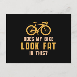 Fat Bike Sieht Mein Fahrrad Dick Aus Ich Dieser Bi Postkarte