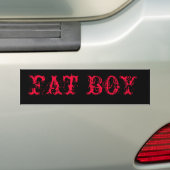 FAT BOY AUTOAUFKLEBER (Auf Auto)