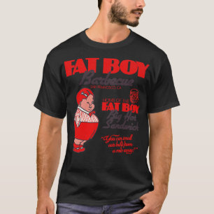 Fat Boy Barbecue Retro GRILLEN Restaurant Dellago T-Shirt