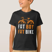 Fat Boy Fat Bike Biker MTB Radsport Fatbike T-Shirt (Vorderseite)