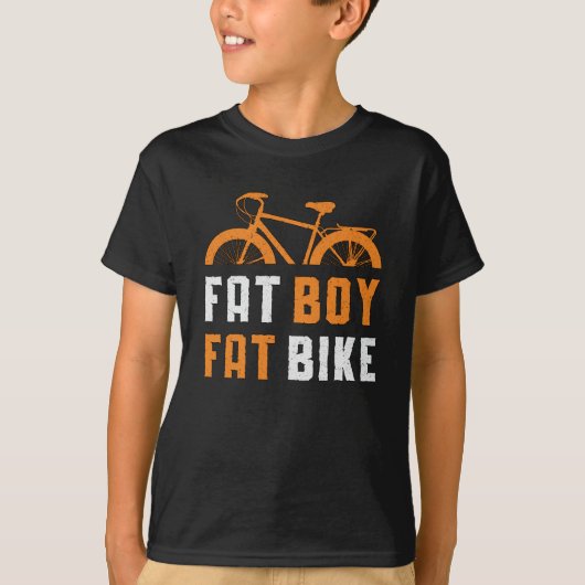 Fat Boy Fat Bike Biker MTB Radsport Fatbike T-Shirt (Vorderseite)