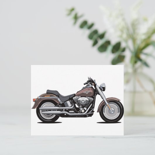 Fat Boy Postkarte (Stehend Vorderseite)