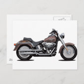 Fat Boy Postkarte (Vorne/Hinten)