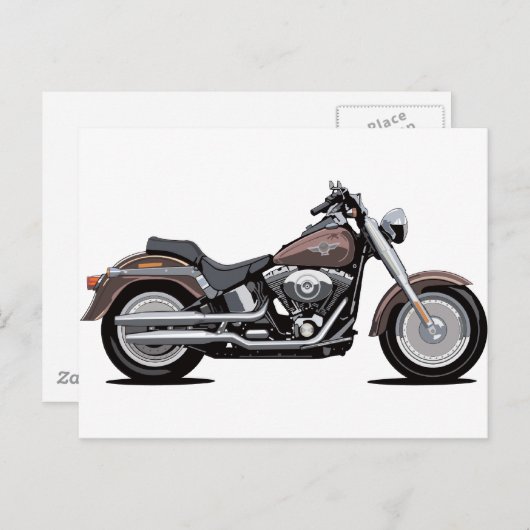 Fat Boy Postkarte (Vorne/Hinten)
