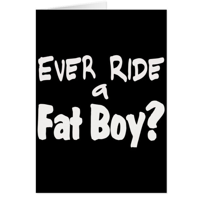 Fat Boy Rider (Vorne)