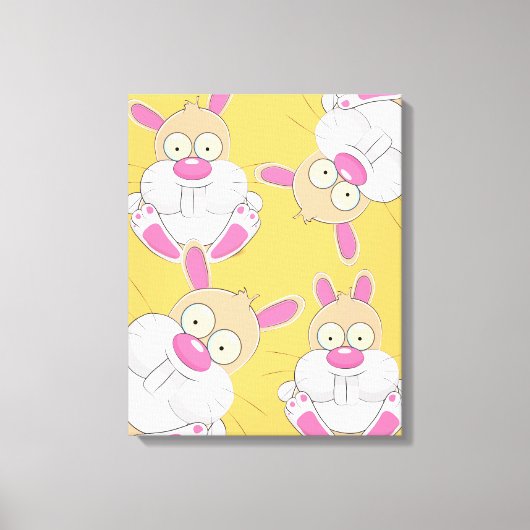 Fat Bunny Leinwanddruck (Vorderseite)