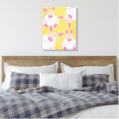 Fat Bunny Leinwanddruck (Insitu (Schlafzimmer))