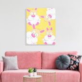 Fat Bunny Leinwanddruck (Insitu (Wohnzimmer))