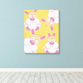 Fat Bunny Leinwanddruck (Insitu (Holzboden))