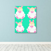Fat Bunny Leinwanddruck (Insitu (Holzboden))