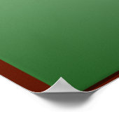 Fat Butted Zebra -Yardsign Poster (Ecke)