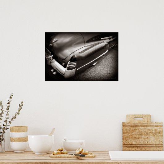 Fat Cadillac Poster Print (Küche)