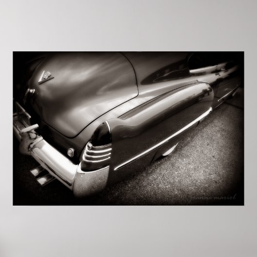 Fat Cadillac Poster Print (Vorne)