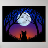 Fat Cat Art Poster Niedlich Cat Lover Prints Poste (Vorne)