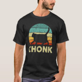 Fat Cat Chonk Meme Parody Random T-Shirt (Vorderseite)