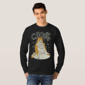 Fat Cat Chonk Scale Chonky Chubby Kitten Sarcasm T-Shirt (Vorne ganz)