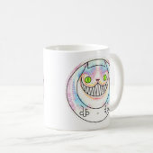 Fat Cat Funny Cat Cheshire Cat Grin Tasse (VorderseiteRechts)