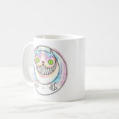 Fat Cat Funny Cat Cheshire Cat Grin Tasse (Vorderseite Links)