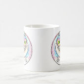Fat Cat Funny Cat Cheshire Cat Grin Tasse (Mittel)