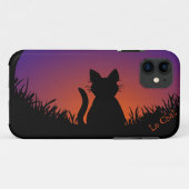 Fat Cat iPhone Case Cat Lover Le Chat iPhone Case (Rückseite (Horizontal))