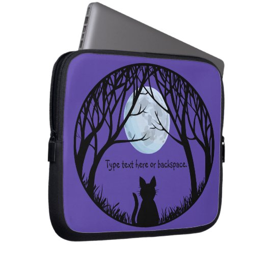 Fat Cat Laptop Sleeve personalisieren Cat Lover Ca (Vorne Rechts)