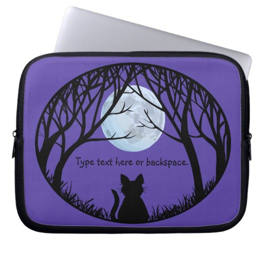 Fat Cat Laptop Sleeve personalisieren Cat Lover Ca (Vorderseite)